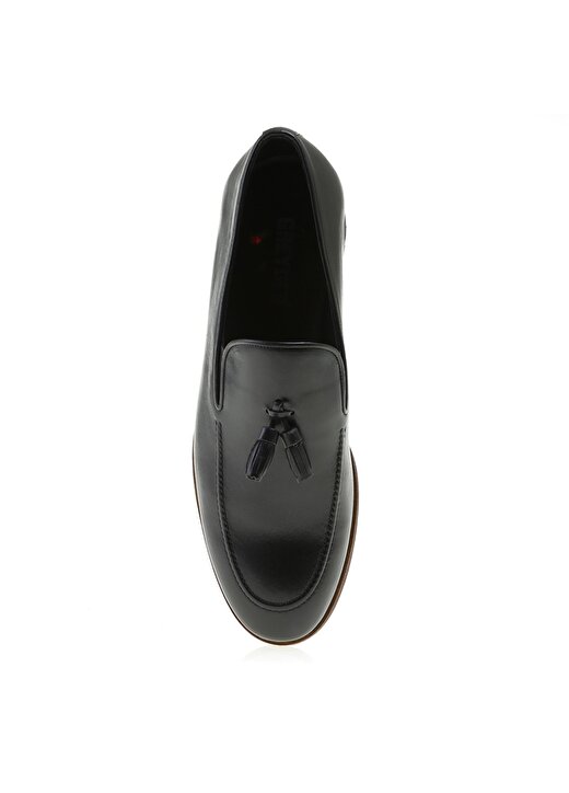 Greyder 61333 Topuk Deri Klasik Siyah Erkek Ayakkabı 4