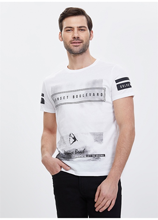 Loft Beyaz T-Shirt 1