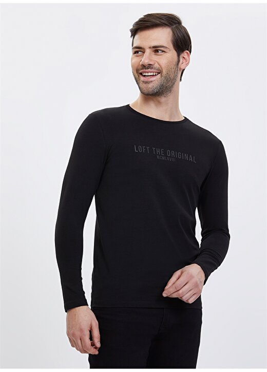 Loft Siyah T-Shirt 1