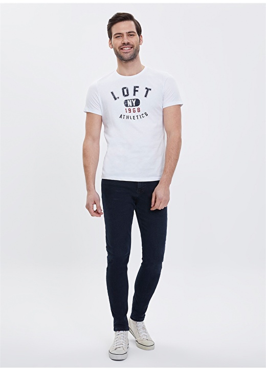 Loft Beyaz T-Shirt 3