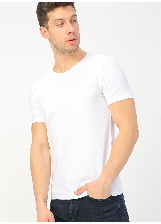 Loft Beyaz T-Shirt 2