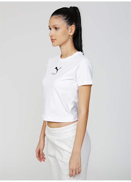Puma 58137702 Nu-Tility Fitted Tee White T-Shirt 3