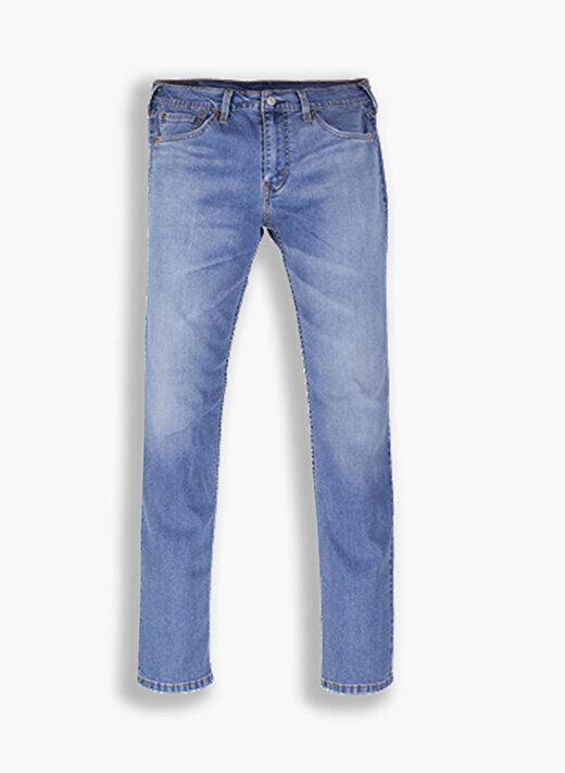 Levis 04511-4497 511 Slim Dark Hollow Loc Dar Paça Lacivert Denim Pantolon 4