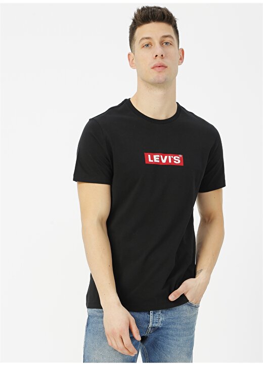 Levis Lacivert Baskılı T-Shirt 3