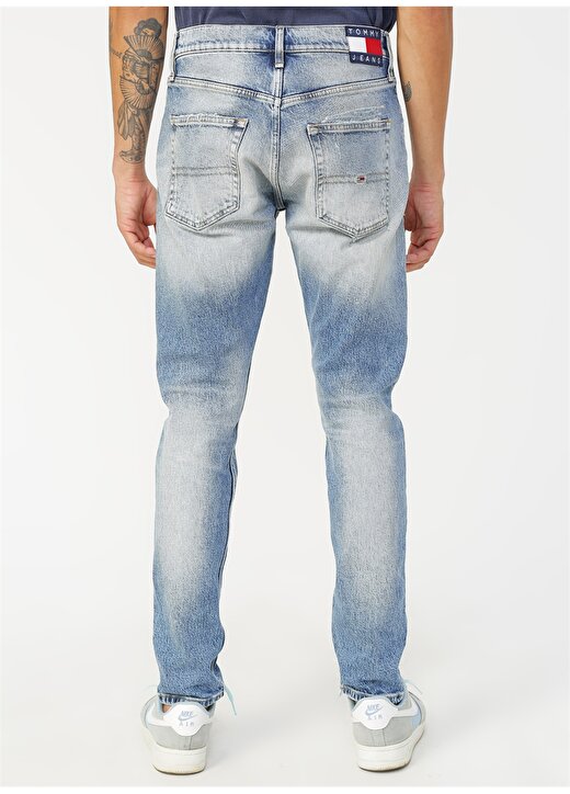Tommy Jeans DM0DM07337 Renksiz Erkek Denim Pantolon 4