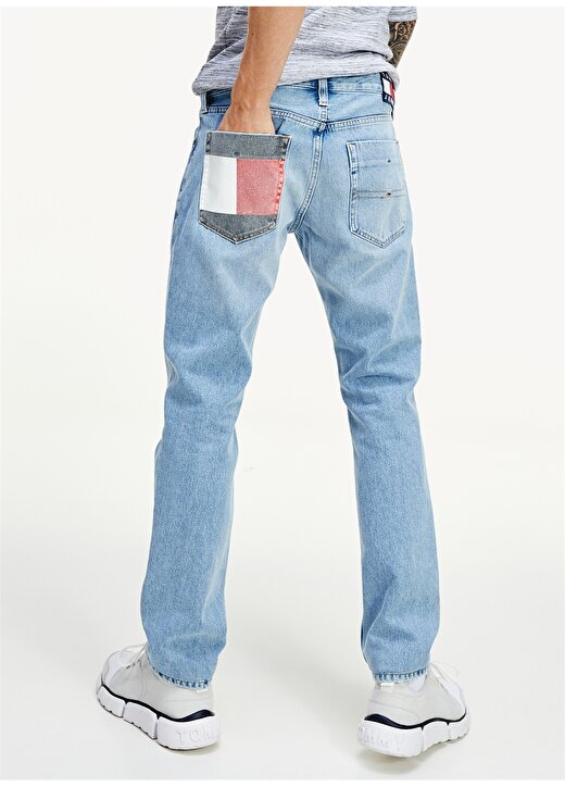 Tommy Jeans DM0DM07985 Scanton Heritage Tmyflg Denim Pantolon 4