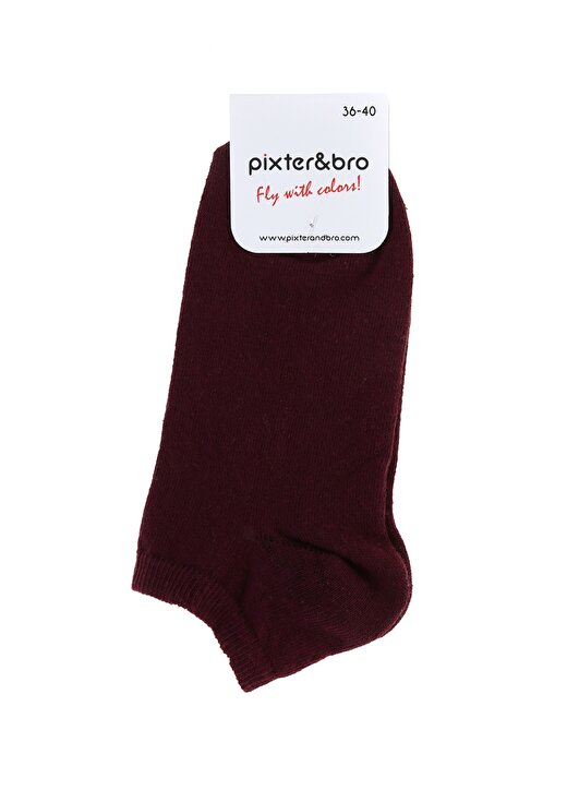 Pixter&Bro Bordo Kadın Çorap 1