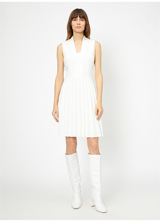 Koton Beyaz Elbise 3