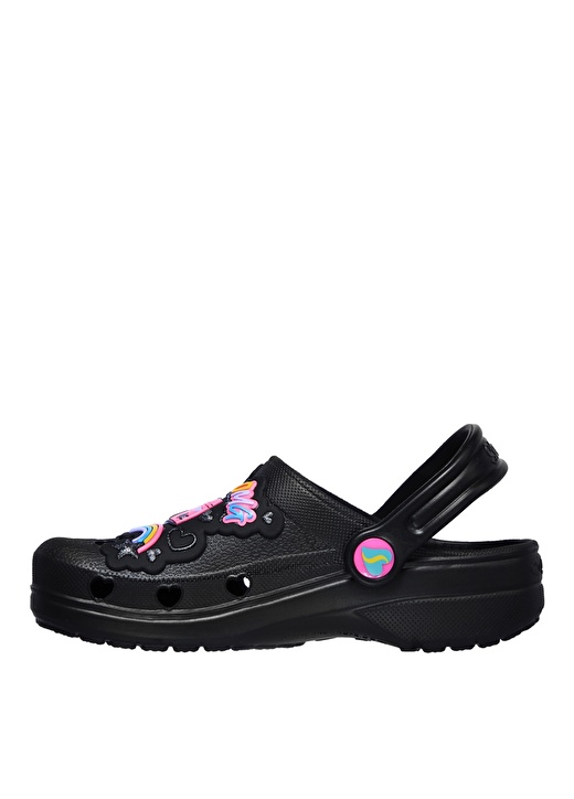 Skechers 308003L Blk Heart Charmer Photobomb Siyah Kız Çocuk Sandalet 4