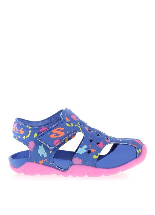 Skechers 86428N Side Wawe Pembe - Mavi Kız Çocuk Sandalet 1