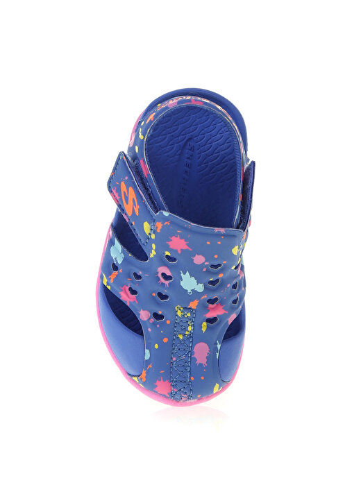 Skechers 86428N Side Wawe Pembe - Mavi Kız Çocuk Sandalet 4