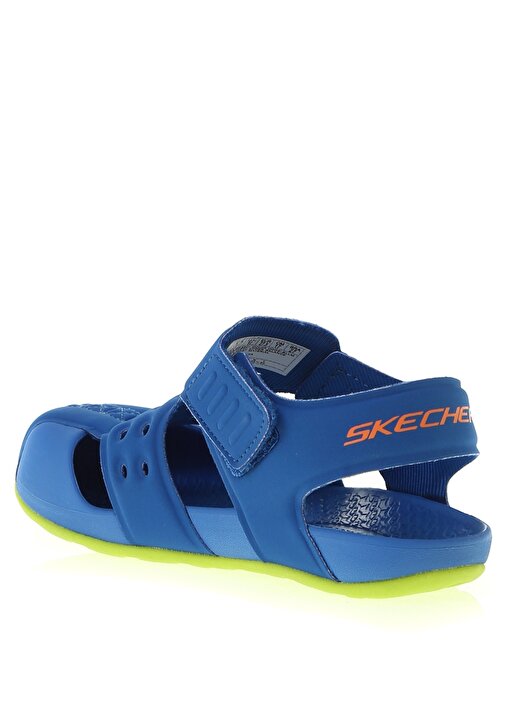 Skechers 92330L Bllm Side W Mavi - Yeşil Erkek Çocuk Sandalet 2