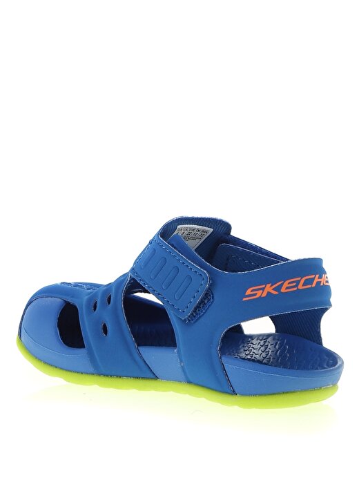 Skechers Mavi - Yeşil Erkek Çocuk Sandalet 92330N BLLM SIDE WAVE 4