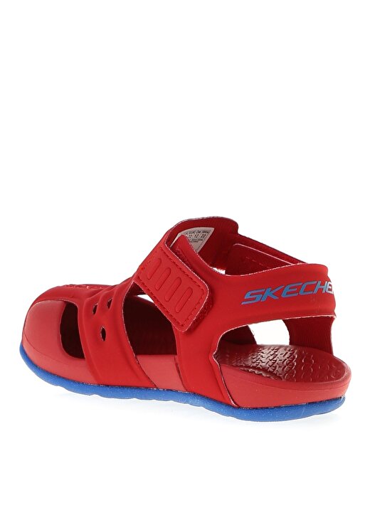 Skechers 92330N Rdbl Side Wave Kırmızı - Mavi Erkek Çocuk Sandalet 2