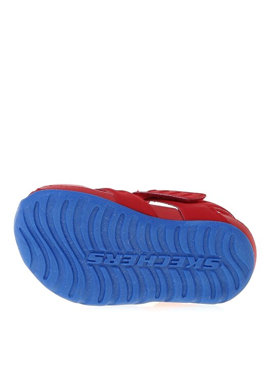 Skechers 92330N Rdbl Side Wave Kırmızı - Mavi Erkek Çocuk Sandalet 3