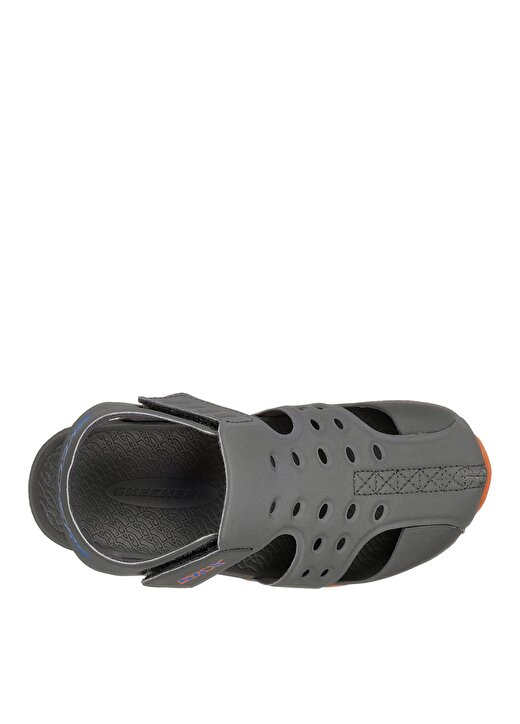 Skechers 92330N Ccor Side Wave Gri - Turuncu Erkek Çocuk Sandalet 2