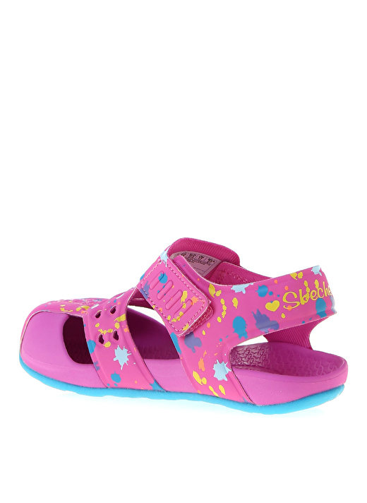 Skechers Pembe Kız Çocuk Sandalet 86428L HPTQ SIDE WAVE 2