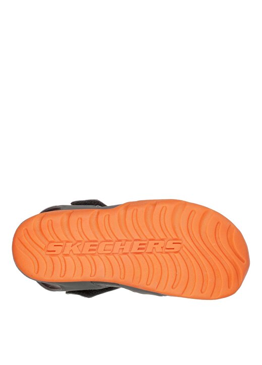 Skechers 92330L Ccor Side W Gri - Turuncu Erkek Çocuk Sandalet 3