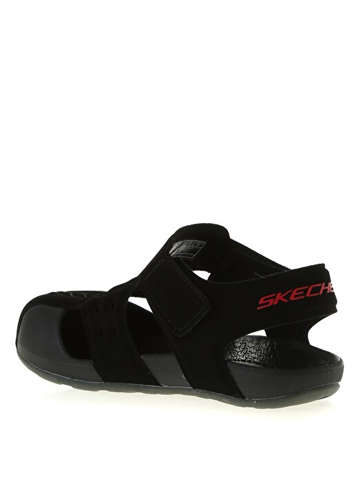 Skechers 92330L Bkcc Side Wave Siyah - Gri Erkek Çocuk Sandalet 3