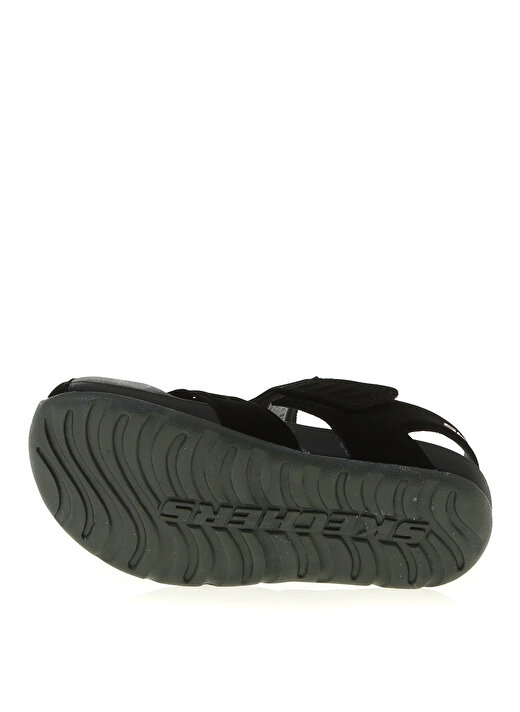 Skechers 92330L Bkcc Side Wave     Siyah - Gri Erkek Çocuk Sandalet 4