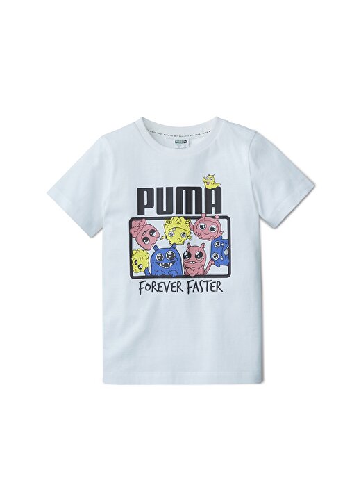 Puma Beyaz Kız Çocuk T-Shirt 1
