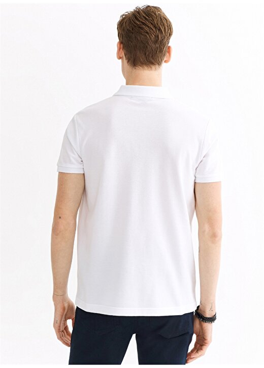 Avva Slim Fit Beyaz T-Shirt 3