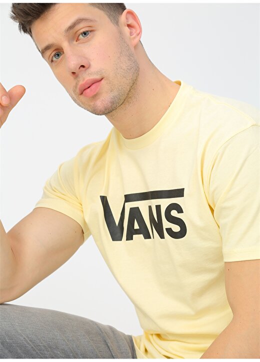 Vans VN000GGGYMB1 Vans Classic Sarı T-Shirt 1