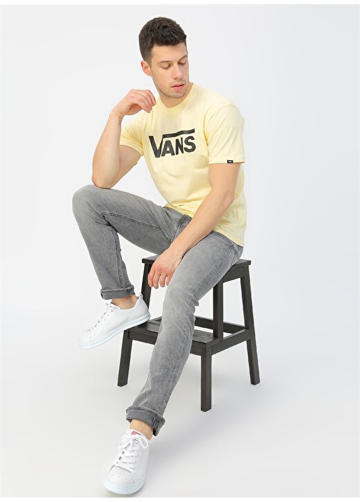 Vans VN000GGGYMB1 Vans Classic Sarı T-Shirt 2