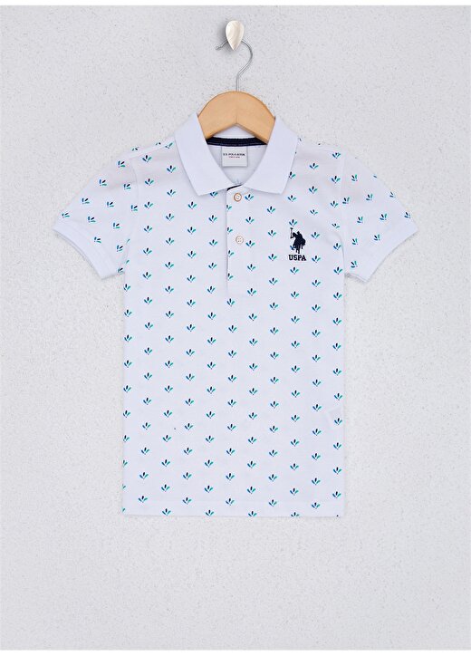 U.S. Polo Assn. Beyaz Erkek Çocuk T-Shirt 1