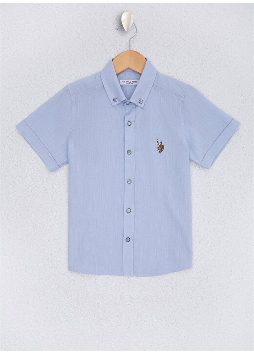 U.S. Polo Assn. Açık Mavi Erkek Çocuk Gömlek 1
