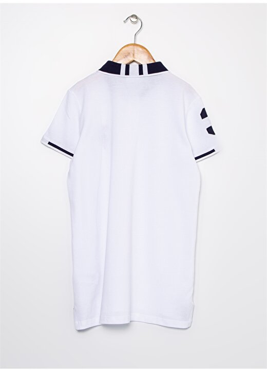 U.S. Polo Assn. Baskılı Beyaz Erkek Çocuk T-Shirt 949127 2