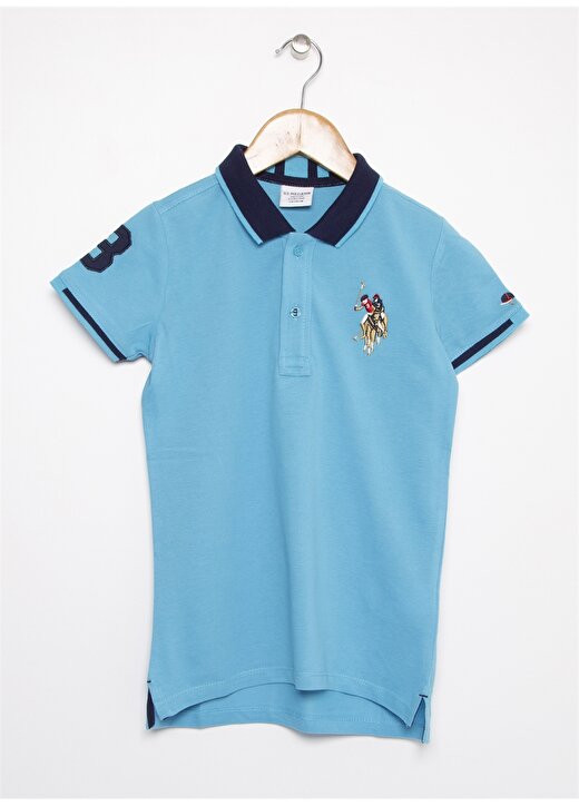 U.S. Polo Assn. Turkuaz Erkek Çocuk T-Shirt 1