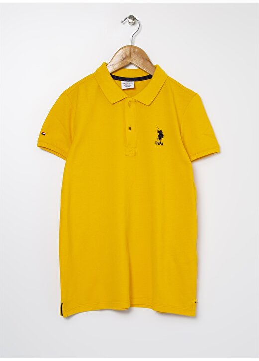 U.S. Polo Assn. Düz Koyu Sarı Erkek Çocuk T-Shirt 949152 1