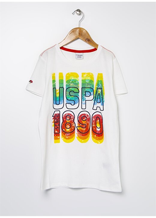 U.S. Polo Assn. Beyaz Erkek Çocuk T-Shirt 1