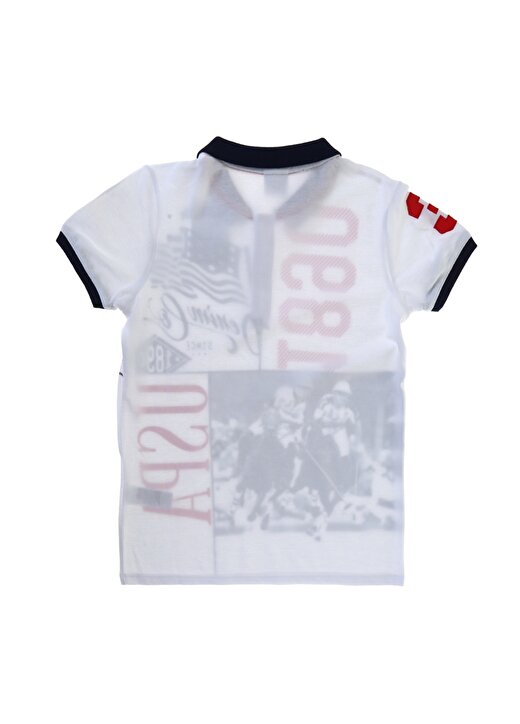 U.S. Polo Assn. Beyaz Erkek Çocuk T-Shirt 2