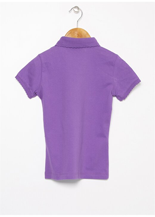 U.S. Polo Assn. Mor Kız Çocuk T-Shirt 2