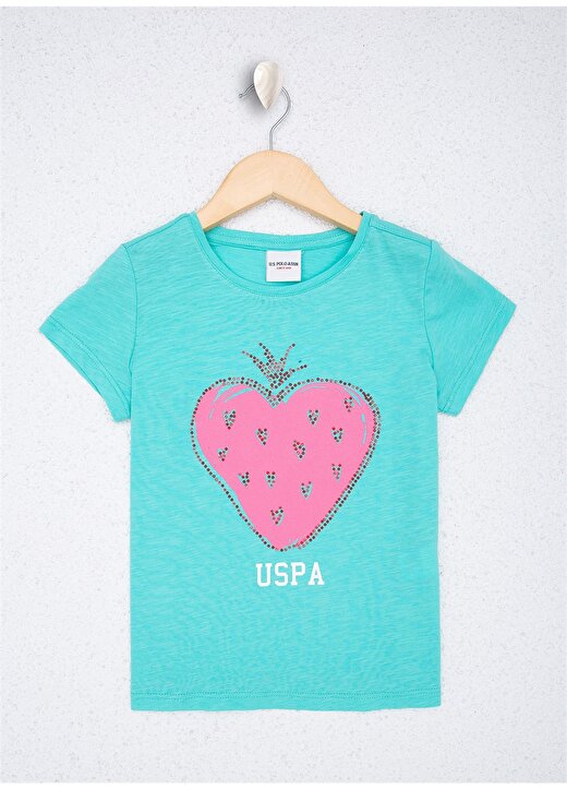 U.S. Polo Assn. Mint Kız Çocuk T-Shirt 1