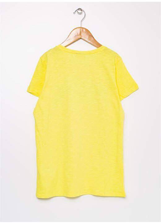 U.S. Polo Assn. Sarı Kız Çocuk T-Shirt 2