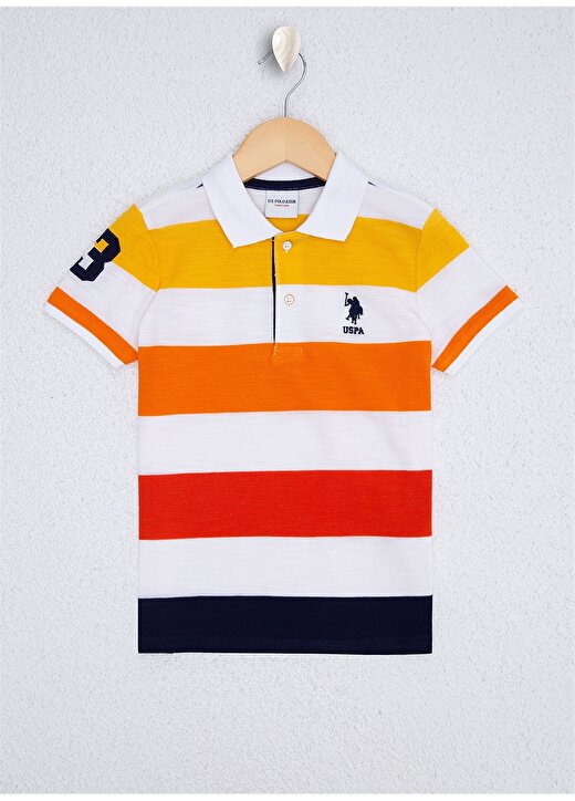 U.S. Polo Assn. Koyu Sarı Erkek Çocuk T-Shirt 1