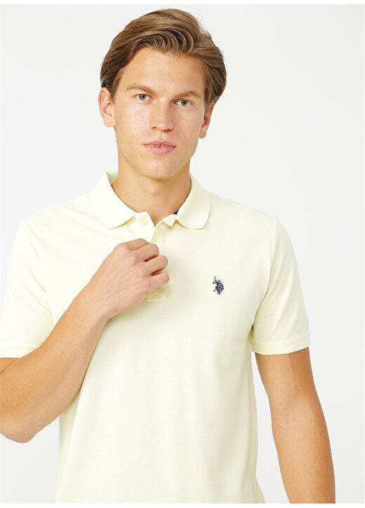 U.S. Polo Assn. Su Yeşili Erkek Polo T-Shirt 1
