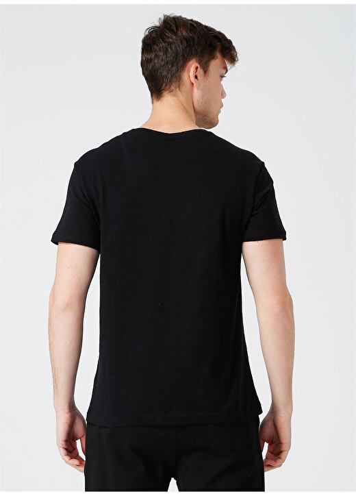 U.S. Polo Assn. Erkek Siyah T-Shirt 4