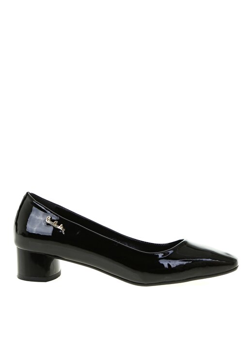 Pierre Cardin Siyah Rugan Topuklu Ayakkabı 1
