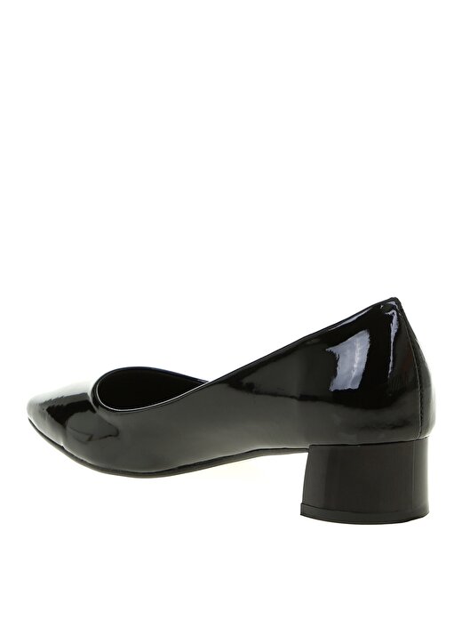 Pierre Cardin Siyah Rugan Topuklu Ayakkabı 2