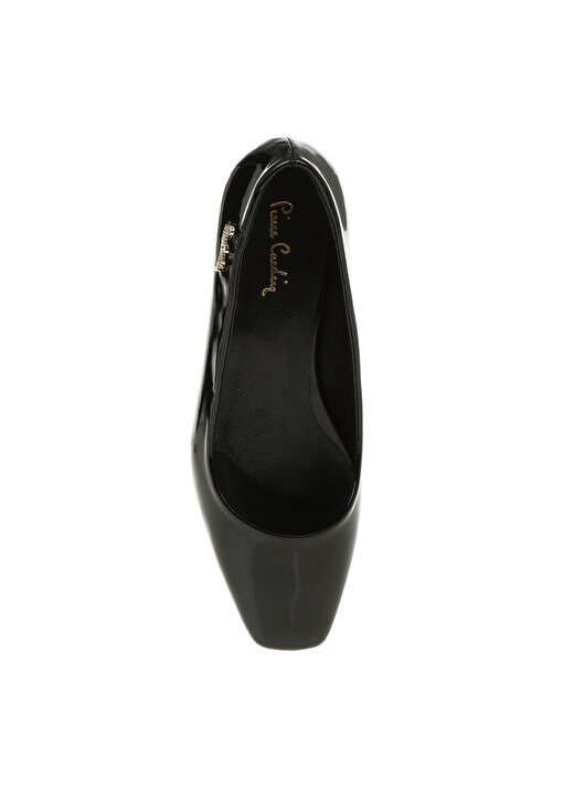 Pierre Cardin Siyah Rugan Topuklu Ayakkabı 4
