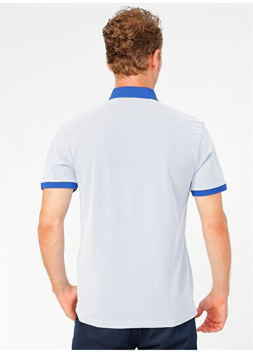 Network Beyaz Lacivert T-Shirt 4