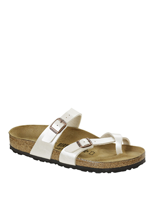 Birkenstock MAYARI BF GRACEFUL  Beyaz Kadın Terlik   1