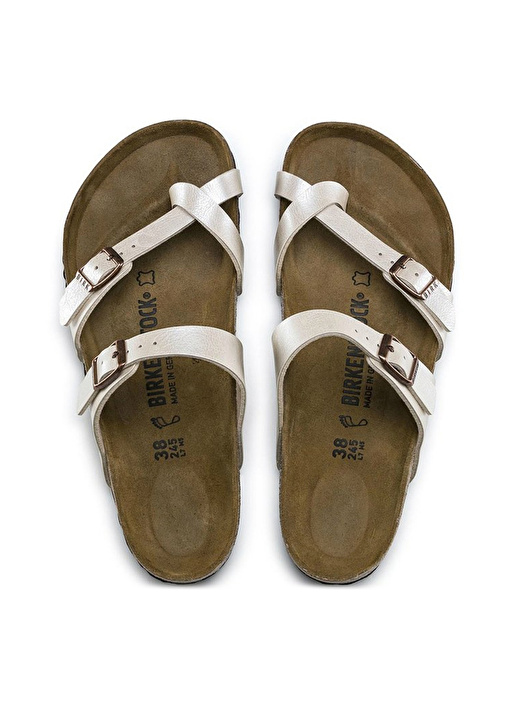 Birkenstock MAYARI BF GRACEFUL  Beyaz Kadın Terlik   4