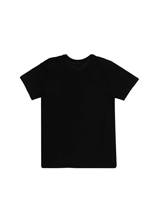 Lee Cooper 242065 There Siyah Yazı Baskı Erkek T-Shirt 2