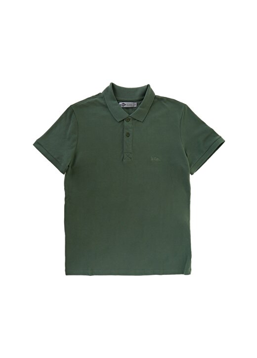 Lee Cooper Düz Yeşil Erkek Polo T-Shirt 202 LCM 242042 TWINS POLO YESIL 1