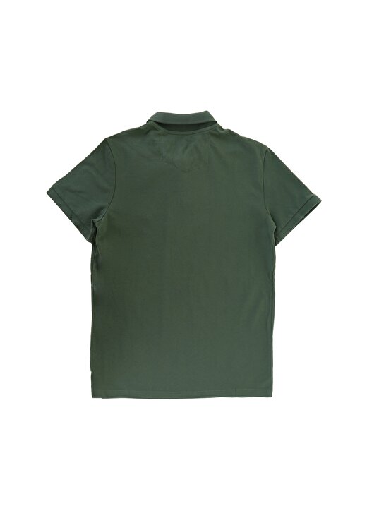 Lee Cooper Düz Yeşil Erkek Polo T-Shirt 202 LCM 242042 TWINS POLO YESIL 2